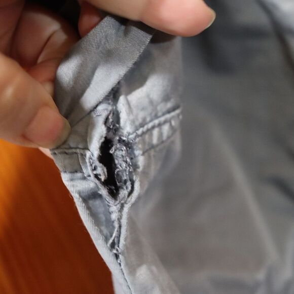 Vintage DKNY Classic Gray Utility Light Jacket Windbreaker Jacket Small - Picture 15 of 16